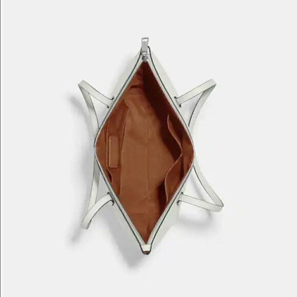 Authentic Coach Zip Top Tote Bag - Picture 3 of 3